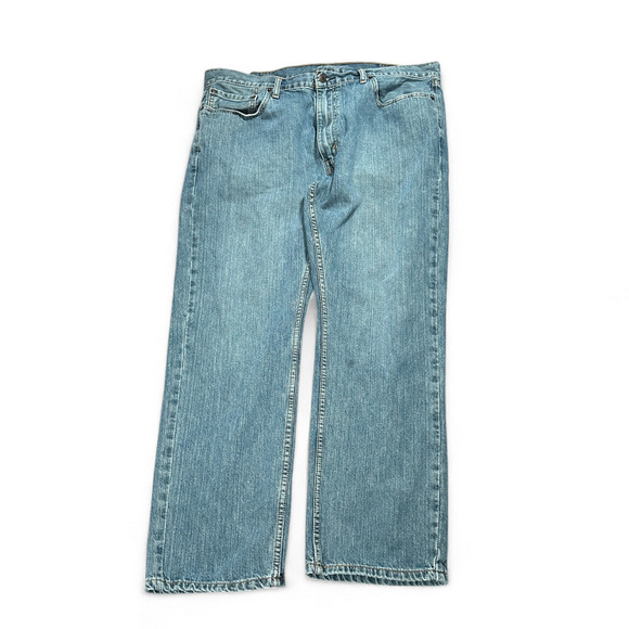 Levis Jeans Mens 40x29 Blue 559 Relaxed Fit Straight Medium Wash Cotton Denim - Picture 1 of 9